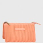 Women Peach Pepe Jeans Triple Compartment Toiletry Case 60J40723