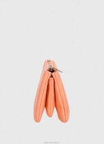 Women Peach Pepe Jeans Triple Compartment Toiletry Case 60J40723 - Image 3