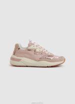 Women Pink Pepe Jeans Arrow Light Combined Sneakers 60J40601