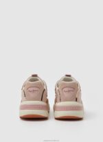 Women Pink Pepe Jeans Arrow Light Combined Sneakers 60J40601 - Image 4