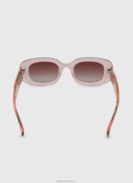 Women Pink Pepe Jeans Rectangular Sunglasses 60J40766 - Image 4