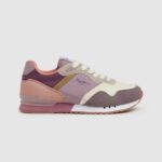 Women Powder Wine Pepe Jeans London Mad Running Sneakers 60J40622