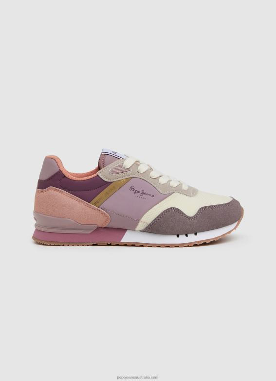 women_powder_wine_pepe_jeans_london_mad_running_sneakers_60j40622.jpg Women Powder Wine Pepe Jeans London Mad Running Sneakers 60J40622 - Image 1