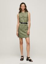 Women Range Pepe Jeans Aura Utility Dress 60J40178 - Image 4