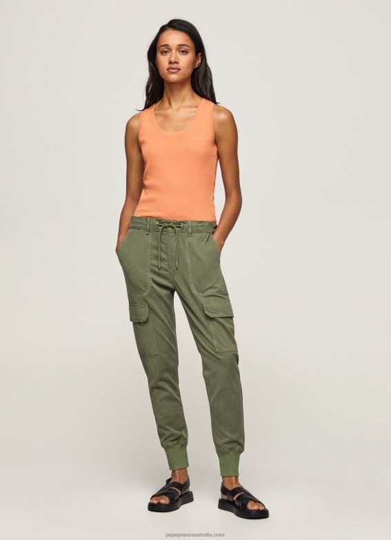 women_range_pepe_jeans_new_crusade_cargo_joggers_60j40316.jpg Women Range Pepe Jeans New Crusade Cargo Joggers 60J40316 - Image 1