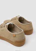 Women Sand Pepe Jeans Colin Shoe Leather Sneakers 60J40639 - Image 4
