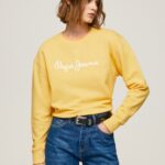 Women Shine Pepe Jeans Logo Printed Jumper 60J40273