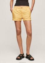 Women Shine Pepe Jeans Regular Fit Cotton Shorts 60J40518 - Image 2
