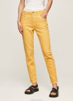 Women Shine Pepe Jeans Relaxed Fit 5-Pocket Trousers 60J40317 - Image 2