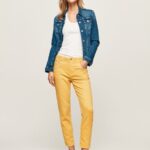 Women Shine Pepe Jeans Relaxed Fit 5-Pocket Trousers 60J40317