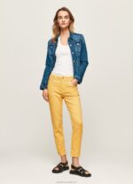 Women Shine Pepe Jeans Relaxed Fit 5-Pocket Trousers 60J40317