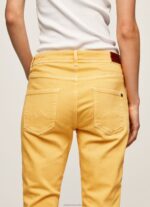 Women Shine Pepe Jeans Relaxed Fit 5-Pocket Trousers 60J40317 - Image 4