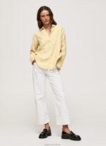 Women Shine Pepe Jeans Striped Print Regular Fit Shirt 60J40347 - Image 2