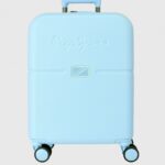 Women Sky Pepe Jeans Trolley Suitcase 55Cm Abs 60J40749