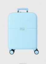 Women Sky Pepe Jeans Trolley Suitcase 55Cm Abs 60J40749