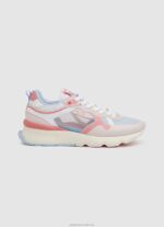 Women Soft Pink Pepe Jeans Brit Pro Bright Running Sneakers 60J40575 - Image 2