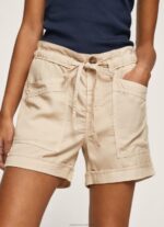Women Stone Pepe Jeans Adjustable Waist Shorts 60J40525 - Image 3