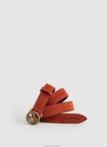 Women Stowe Pepe Jeans Circular Logo Suade Belt 60J40764 - Image 3