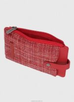 Women Studio Red Pepe Jeans Checkered Mobile Bag 60J40728 - Image 3