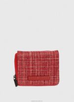 Women Studio Red Pepe Jeans Checkered Wallet 60J40729