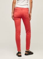 Women Studio Red Pepe Jeans Classic Skinny Trousers 60J40315 - Image 4