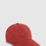 Women Studio Red Pepe Jeans Embroidered Logo Basic Cap 60J40779