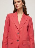 Women Studio Red Pepe Jeans Relaxed Fit Linen Blazer 60J40109 - Image 4