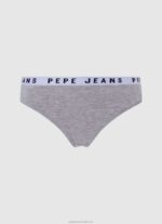 Women Studio Red Pepe Jeans Solid Str Brlt Sports Bra 60J40570 - Image 4