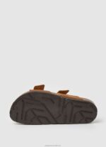 Women Tan Pepe Jeans Oban Anatomical Sandals 60J40654 - Image 5