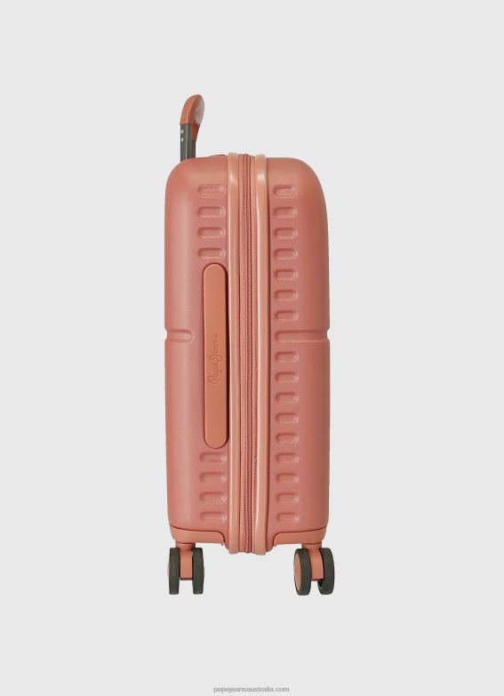 Women Terracotta Pepe Jeans Trolley Abs 55Cm. Highlight Hard Suitcase 60J40755 - Image 2