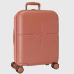 Women Terracotta Pepe Jeans Trolley Abs 55Cm. Highlight Hard Suitcase 60J40755
