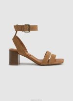 Women Tobacco Pepe Jeans Altea Smart Suede Sandals 60J40642
