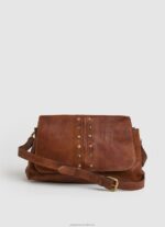 Women Tobacco Pepe Jeans Leather Shoulder Bag 60J40746