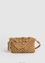 Women Tobacco Pepe Jeans Leather Shoulder Bag 60J40746 - Image 4