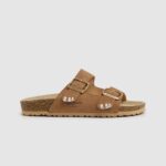 Women Tobacco Pepe Jeans Oban Etnic Leather Sandals 60J40673