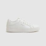 Women White Pepe Jeans Adam Match Classic Sneakers 60J40586