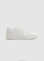 Women White Pepe Jeans Adam Match Classic Sneakers 60J40586