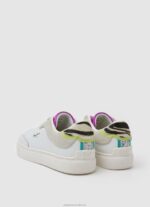 Women White Pepe Jeans Adams Ari Basic Sneakers 60J40592 - Image 4