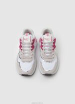 Women White Pepe Jeans Arrow Light Combined Sneakers 60J40602 - Image 2