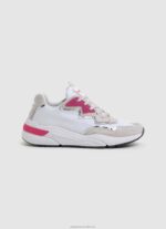 Women White Pepe Jeans Arrow Light Combined Sneakers 60J40602