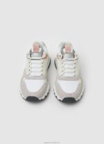 Women White Pepe Jeans Banksy Plain Combined Sneakers 60J40581 - Image 2