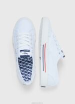 Women White Pepe Jeans Brady Basic Sneakers 60J40636 - Image 3