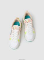 Women White Pepe Jeans Brit Pro Bright Running Sneakers 60J40576 - Image 2