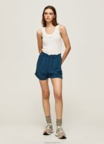 Women White Pepe Jeans Frilled Neckline T-Shirt 60J40390 - Image 2