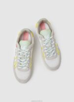 Women White Pepe Jeans Holland Mesh Running Sneakers 60J40605 - Image 2
