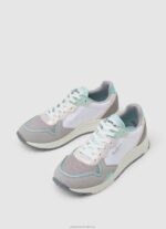 Women White Pepe Jeans Joy Star Soft Combined Sneakers 60J40591 - Image 3