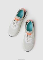 Women White Pepe Jeans Joy Tech Summer Technical Sneakers 60J40606 - Image 2