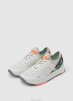 Women White Pepe Jeans Joy Tech Summer Technical Sneakers 60J40606 - Image 3