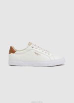 Women White Pepe Jeans Kenton Max Classic Sneakers 60J40583 - Image 2