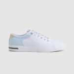 Women White Pepe Jeans Kenton Road Basic Sneakers 60J40635